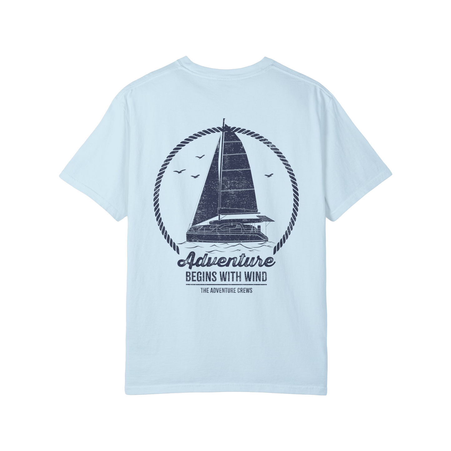 Adventure Begins With Wind Tee