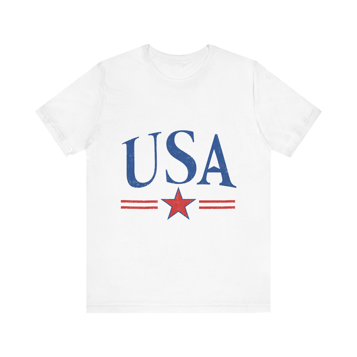 USA Star Graphic Tee — Patriotic Fourth of July T-Shirt