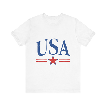 USA Star Graphic Tee — Patriotic Fourth of July T-Shirt