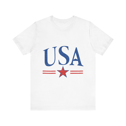 USA Star Graphic Tee — Patriotic Fourth of July T-Shirt