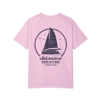 Adventure Begins With Wind Tee