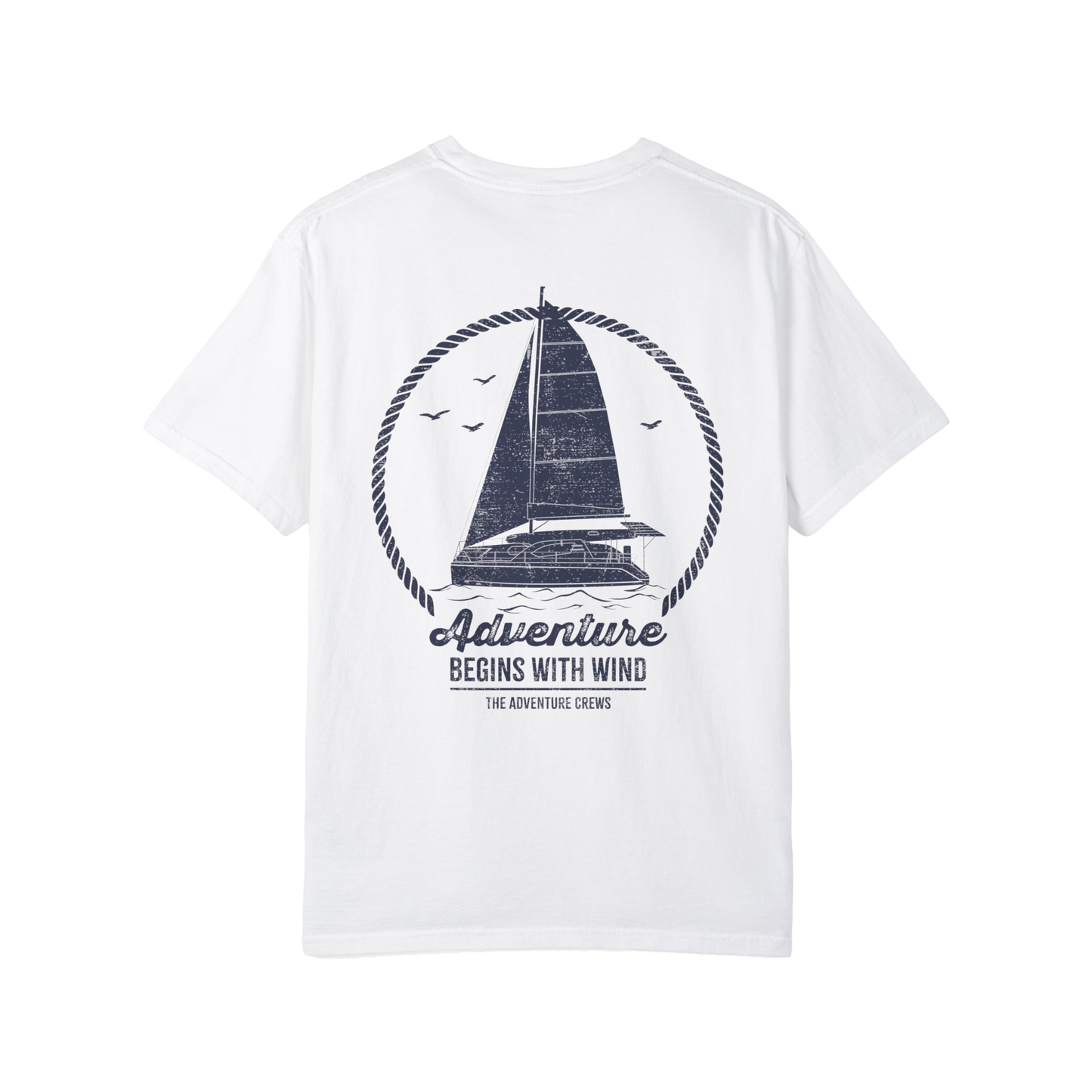 Adventure Begins With Wind Tee