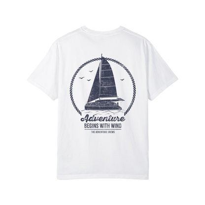 Adventure Begins With Wind Tee