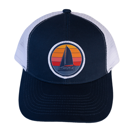 Sunset Sailing Trucker Hat